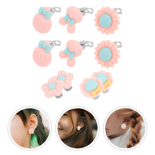 5 Pares De De Com Personagem Sem Bijuteria 2