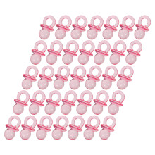 150 Unidades Chupetas Mini Acrílico Transparente Para De Bebê