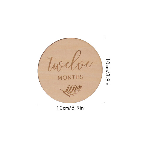 12 Unidades Discos De Bebê Milestone Face 1