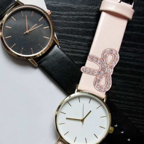 5 Unidades Pulseira De Relógio Com Decorativo E Pingente De Nó 2