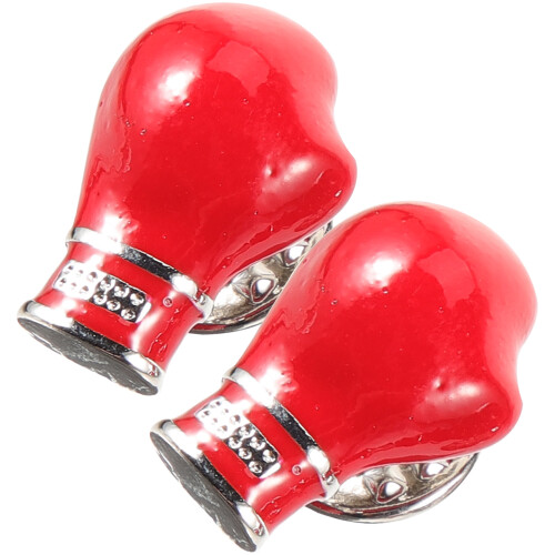 6 Unidades De Broches Metal Com De Boxe Para