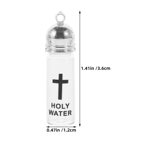 4 Unidades Frasco De Com Crucifixo Para Batismo 1
