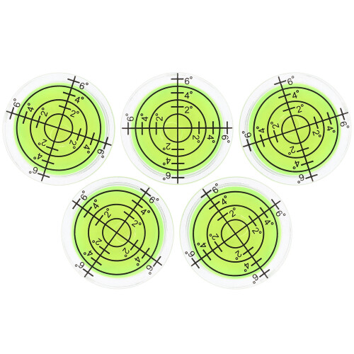5 Unidades Mini Nível De Circular Para Nivelamento 2