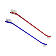 2 Unidades Escova Dentes Para Cão Dupla Face Com Longo