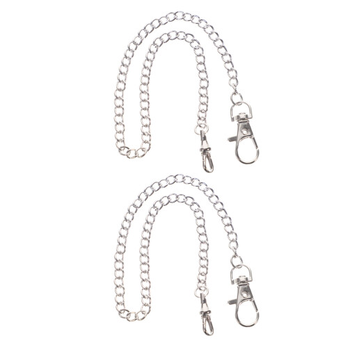 2Pcs Corrente Para Relógio De Vintage Com Fecho Metal