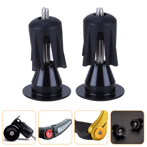 Par De Tampões Para Do Guidão De (Preto) 2