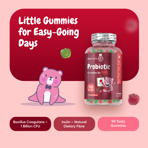 maxmedix Kids Probiotic Gummies - 90 Gummies 1