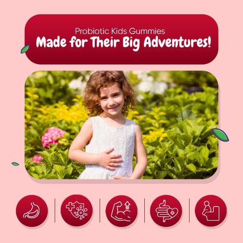 maxmedix Kids Probiotic Gummies - 90 Gummies 2
