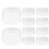 10Pcs Plastic Hat Holders White Cap Inner Supports for Daily Use 10