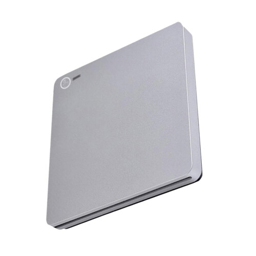 1 Set Usb Cd-läsare Brännare För Hem (Silver)