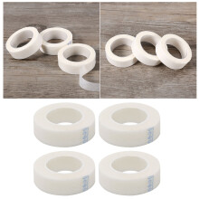 4Rolls White Eyelash Lash Tape Non-Woven Fabric for Professional Use
