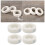 4Rolls White Eyelash Lash Tape Non-Woven Fabric for Professional Use 1