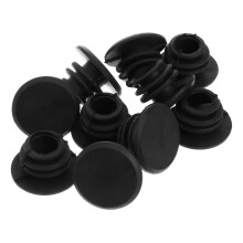 20Pcs Styren 22Mm Cykeländstoppar För Väg Grepp Mountain Svart