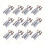 15Pcs Metall Tips Aluminium Förlängning Reusable Gel 11