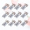 15Pcs Metall Tips Aluminium Förlängning Reusable Gel 6