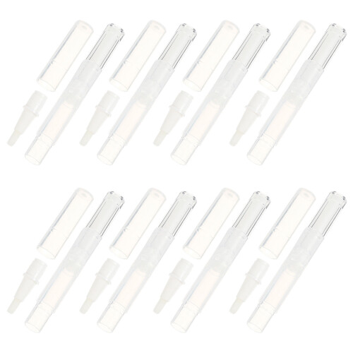 10Pcs Rotationspennor Med Borstspets 3 Ml