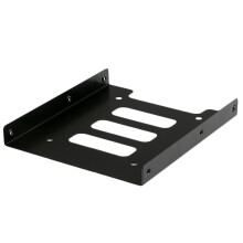 4Pcs 2,5 Till 3,5 Skrivbords-SSD-Fack Hårdiskhållare Svart