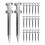 20Pcs Gräsmatta Sko Aerator Metall Verktyg 9
