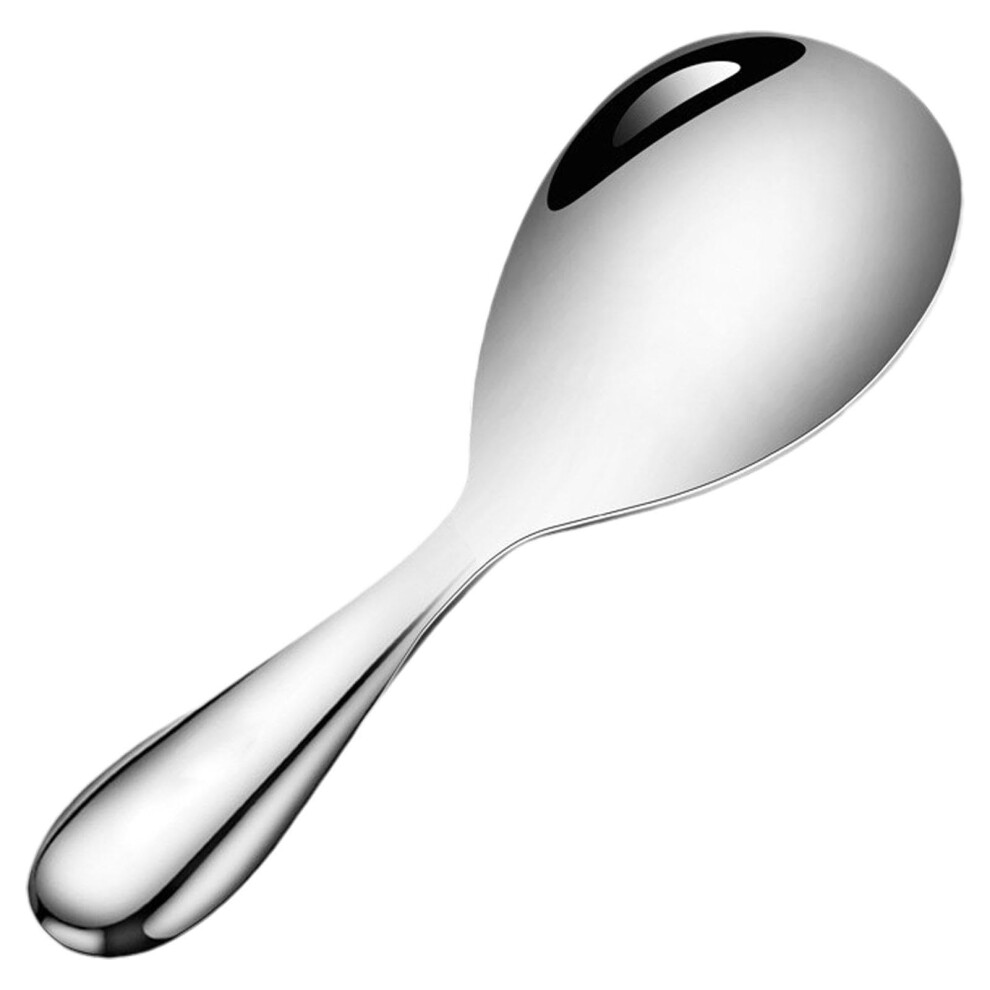 Rice Serving Spoon, Stainless Steel Rice Paddle, Non-Stick, Heat-Resistant, 2-Piece Set For Buffets And Catering-image-OPC-PMNPRM6-NEW