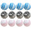 12Pcs Planetbollar Inomhus Träning Lekbollar (Rosa, Blå, ) 1