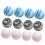 12Pcs Planetbollar Inomhus Träning Lekbollar (Rosa, Blå, ) 6