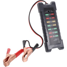 12 V/24 V Bilbatteri Testare Med Digital Display Och Ljusdioder