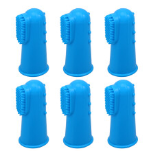 6Pcs Hundefinger Tandborste För Små Till ,