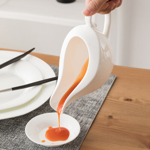 1 St Ceramic Steak Tomatsås Kopp Gravy Såsbehållare 1