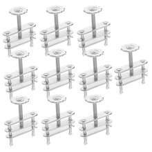 10Pcs Metallslangklämma För Kemi Biologi Undervisning