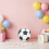 Fotbollsparty Set Käpp Och Ögonbindel För Barn 4