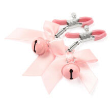 Bow Tie Bell Nipple Clamp Metal BDSM For Women S/M Sex Toy Bell Style