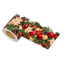 Unique Cut Paste Christmas Border Stickers 7.5cm x 18m Classroom Bulletin Board Decor DIY Party Decorations