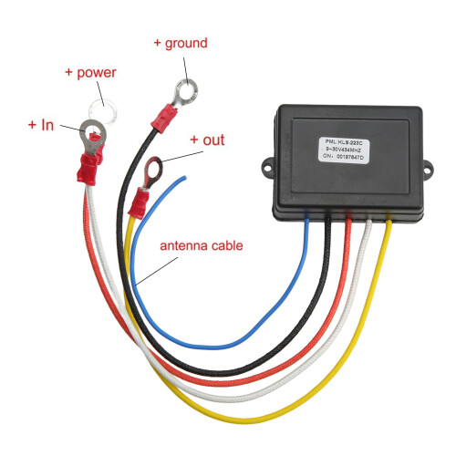 12V Wireless Winch Remote Control Kit with 75ft Range & Indicator for Vehicles 2