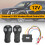 12V Wireless Winch Remote Control Kit with 75ft Range & Indicator for Vehicles 4
