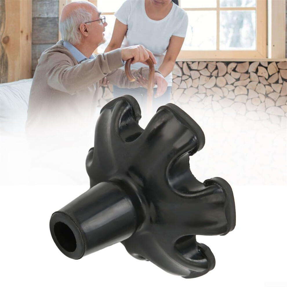 Tripod Cane Tips 19mm Nonslip Silicone Model #2 For Walking Balance Support