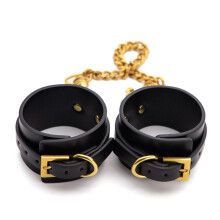 Sm Bondage Leather Adjustable Shackles For Couples Bundled BDSM Restraints Leather Adult Toys