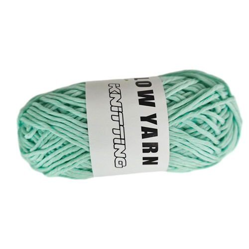 1 Roll Cotton Yarn for Knitting Luminous String-G002 light blue