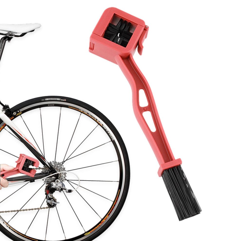 Chain Brush For Motorcycle Chains And Gears, Cleaning Tool, Universal Fit Red 9067246458133