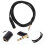 1Cord 6,35mm Extension Audio - 1/4 PVC Noir Robuste 4