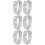 3 Pairs Hoop Oorbellen Retro Design 8
