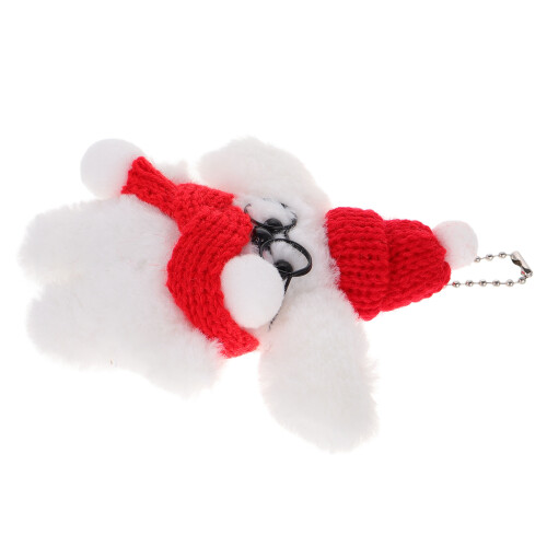 4 Sjaal Bril Hond Hangertje Sleutelhanger 1