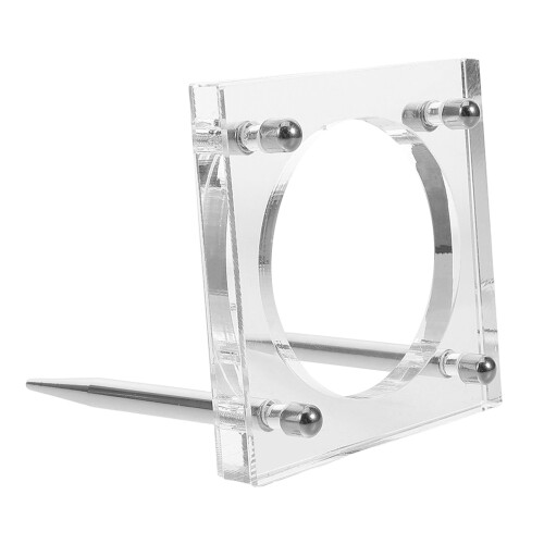 2St Elegante Transparent Coin Display Stand Voor Thuis En