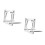 2St Elegante Transparent Coin Display Stand Voor Thuis En 6