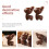 2 Unidades Madera Vidrio Pulsera Diy 11