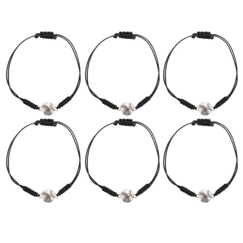 6 Pièces Bracelets Tressés Pour Adolescent