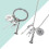 2 Pièces Pendentif Mode En Pour - 3