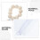 40 Ensembles De Bracelets De Chapelet En Avec Sacs En Maille 7
