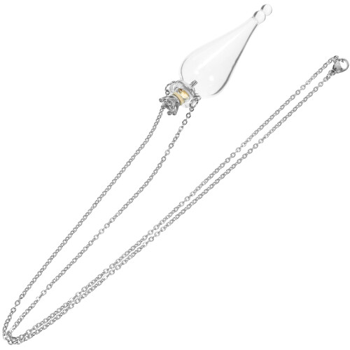 3 Pièces Collier Bouteille Mini Pot À Souhaits Pendentif 1