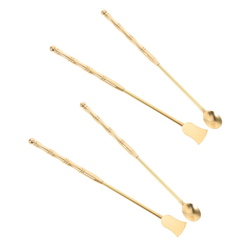 16Pcs Copper Incense Spoon and Set for Incense Ceremony 2