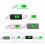 5 Pièces - -Clefs Numériques Lumineuses Bracelet 6